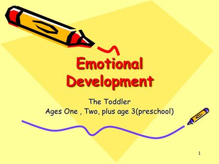 Emotional Development