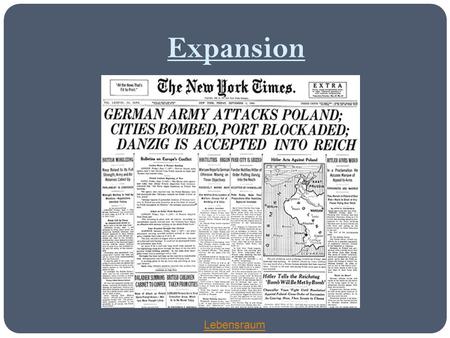 Expansion Lebensraum Post World War I Rise of Totalitarianism  Europe’s infrastructure, economy and population had been devastated by the war.  People.