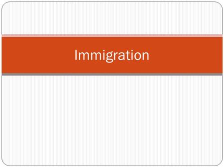 Immigration. First Wave or Old Immigrants 1800-1880 Northwestern European Protestants Came for Freedom Came for Jobs Came for Land.