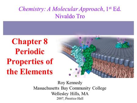 Chapter 8 Periodic Properties of the Elements