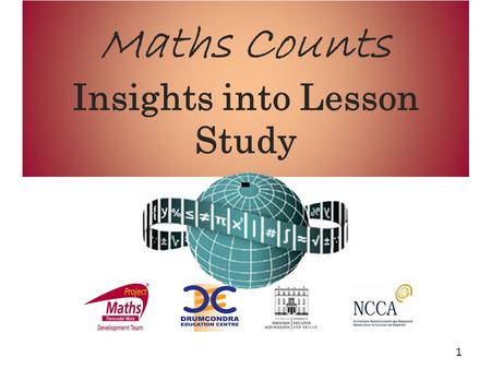 Maths Counts Insights into Lesson Study