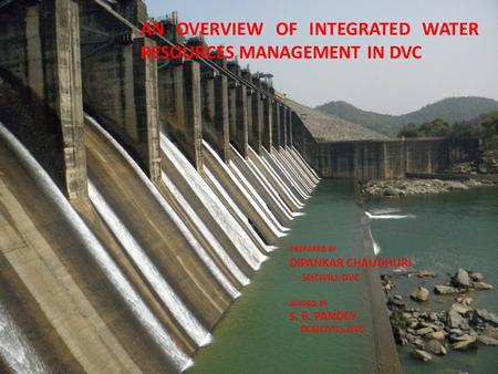 AN OVERVIEW OF INTEGRATED WATER RESOURCES MANAGEMENT IN DVC