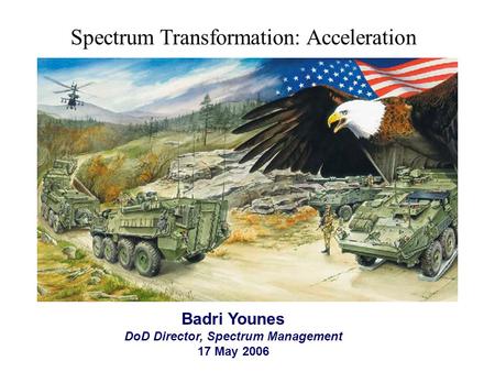 DoD Director, Spectrum Management