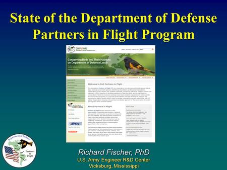 State of the Department of Defense Partners in Flight Program