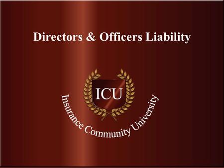 Insurance Community Center A Center For Learning, A Community For Sharing www.InsuranceCommunityCenter.com Find us on LinkedIn & Facebook! Insurance Community.