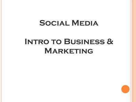 Social Media Intro to Business & Marketing. The most three most trusted forms of advertising are: Recommendations from people I know - 90% Consumer opinions.