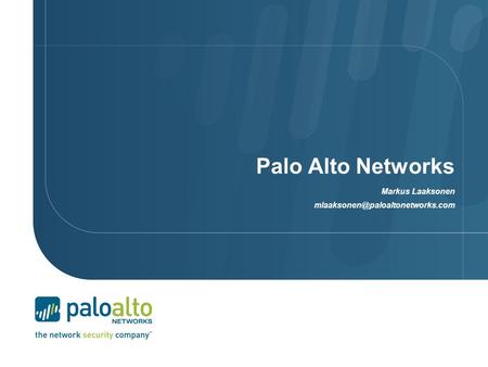 About Palo Alto Networks