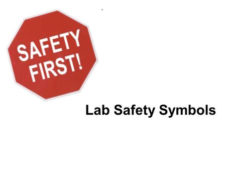 Lab Safety Symbols.