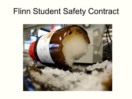 Flinn Student Safety Contract