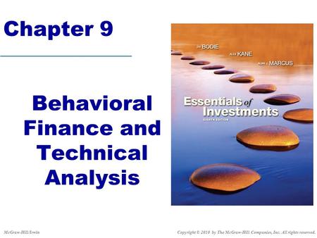 Behavioral Finance and Technical Analysis