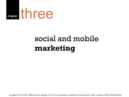 social and mobile marketing