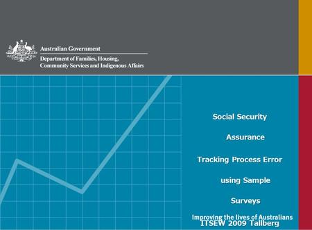 Social Security Policy Branch – Random Sample Surveys.