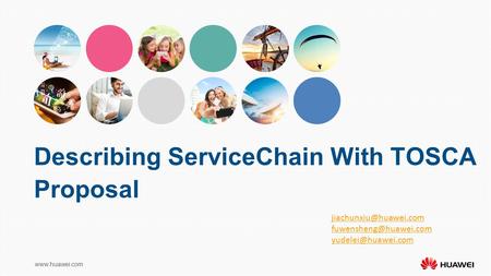 Describing ServiceChain With TOSCA Proposal