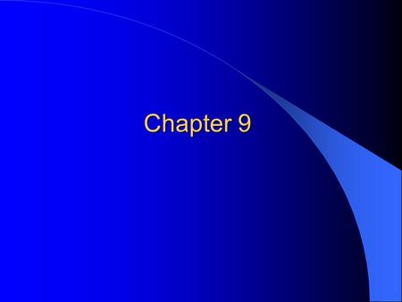 Chapter 9. Investment In Long-Term Assets Chapter Objectives Difficulty in finding profitable projects Use capital budget techniques to evaluate new.