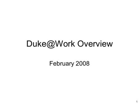 1 Overview February 2008. 2 Benefits Single information portal. Provides employees access to their personal information. Allows for real-time.