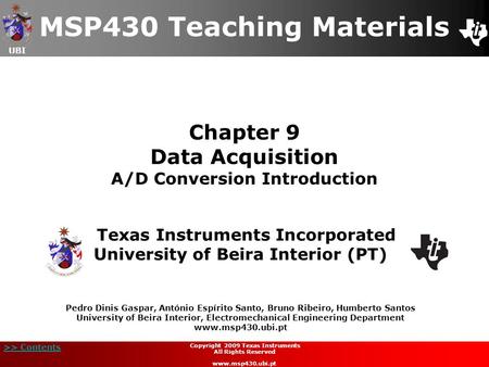 Chapter 9 Data Acquisition A/D Conversion Introduction