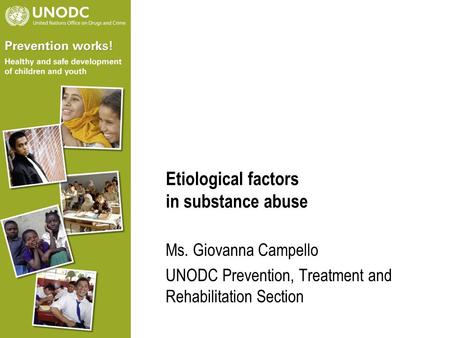 Etiological factors in substance abuse