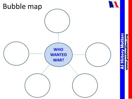 AS History Matters www.pastmatters.org AS History Matters www.pastmatters.org Bubble map WHO WANTED WAR?