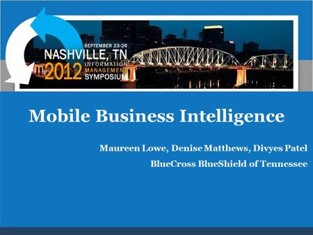 Mobile Business Intelligence