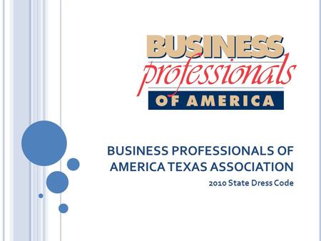 BUSINESS PROFESSIONALS OF AMERICA TEXAS ASSOCIATION