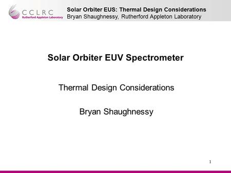 Solar Orbiter EUV Spectrometer