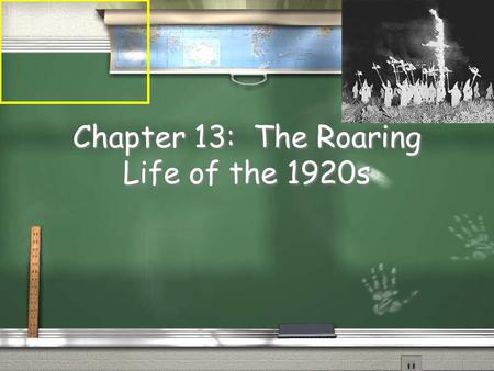 Chapter 13: The Roaring Life of the 1920s City Slicks and Country Hicks A. Rural and Urban Differences 1. 1920 census- 51% lived in communities w/ population.