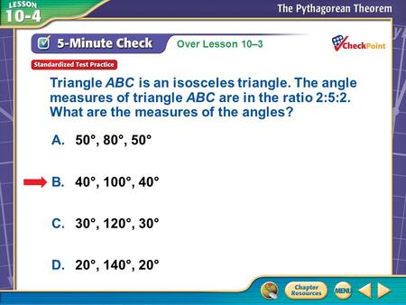 Triangle ABC is an isosceles triangle