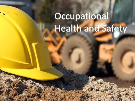 Occupational safety and health is an area concerned with protecting the safety, health and welfare of people engaged in work or employment.