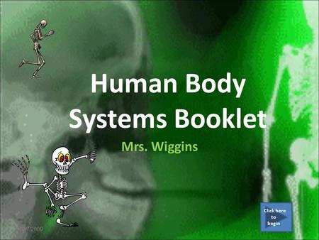 Human Body Systems Booklet