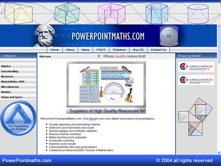 www.powerpointmaths.comwww.powerpointmaths.com © Where quality comes first! PowerPointmaths.com © 2004 all rights reserved.