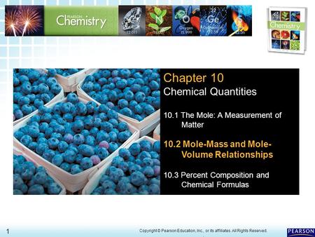 Chapter 10 Chemical Quantities