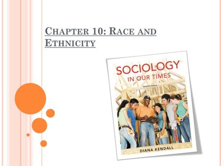 C HAPTER 10: R ACE AND E THNICITY. R ACE AND E THNICITY What is race? A category of people who have been singled out as inferior or superior, often on.