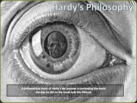 W “When it comes to Hardy's novel Jude the Obscure, society’s criticism of the overt sexuality found within work stands as a façade to mask the denial.