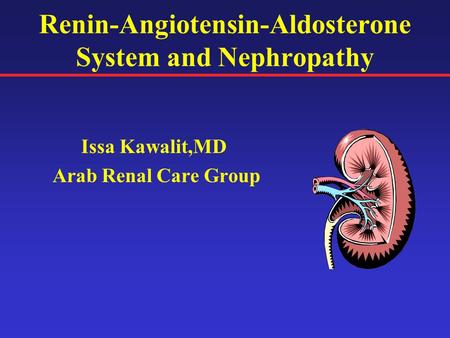 Renin-Angiotensin-Aldosterone System and Nephropathy