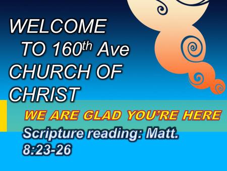 Matthew 14:22-32  “I feel like I am way past my breaking point”  “How can I know this is really your word?”  “Why is my life falling apart if I am.