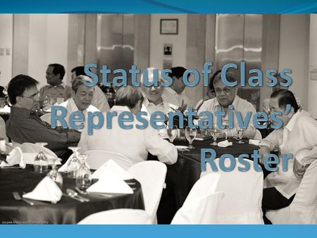 Dr. Joe Quintos Engr. Alex hontiveros Mr. Manny Cancio Mr. Mandy Guidote Mr. Mel Salazar Mr. Tony Lopa Justice Hector Hofileña Mr. Monchet Albert.