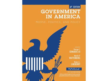 12 The Presidency Being president is the most difficult job in government. Every president faces the challenge of living up to the expectations of the.