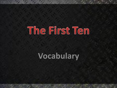 Vocabulary. Mini Matching Quiz 1. Pedantic 2. Antebellum 3. Wrought 4. Convention 5. Vacuous 6. Pecuniary 7. Omnipotent 8. Moiety.