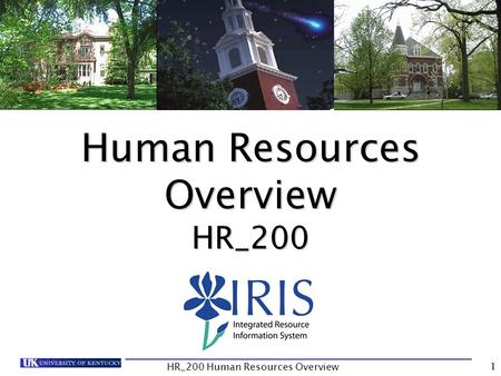 HR_200 Human Resources Overview