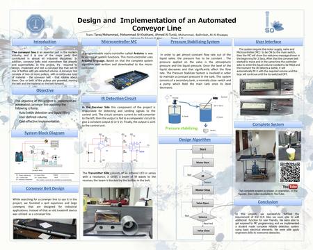 User Interface The conveyor line is an essential part in the modern industry, and it is one of the major parts that contributed in almost all industrial.