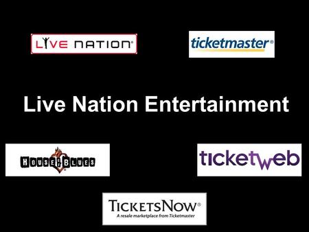 Live Nation Entertainment. Project Overview Charlotte, NC.