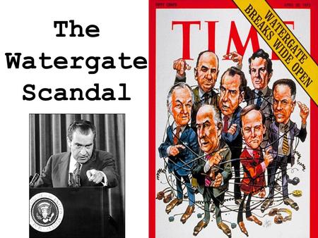 The Watergate Scandal. 1968 Richard Nixon was elected President. 1971 Pentagon Papers were published revealing governments “real intentions” for staying.