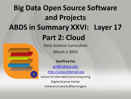 Data Science Curriculum March