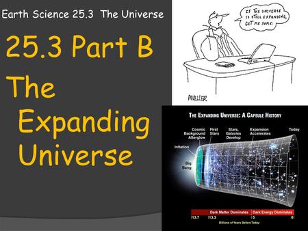 Earth Science 25.3 The Universe