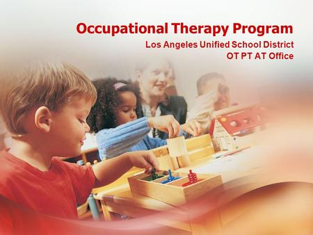 Occupational Therapy Program