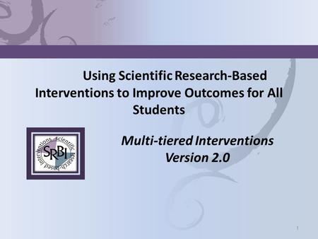 Multi-tiered Interventions