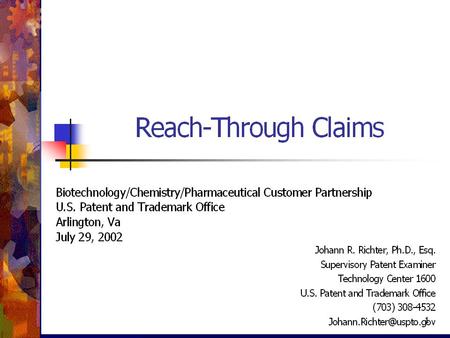 “REACH-THROUGH CLAIMS”