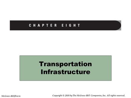 Transportation Infrastructure