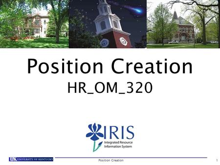 Position Creation HR_OM_320