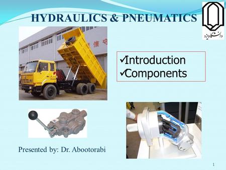 HYDRAULICS & PNEUMATICS